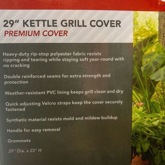 New 29” Kettle Grill Cover by Backyard Creations - Picture 3 of 6